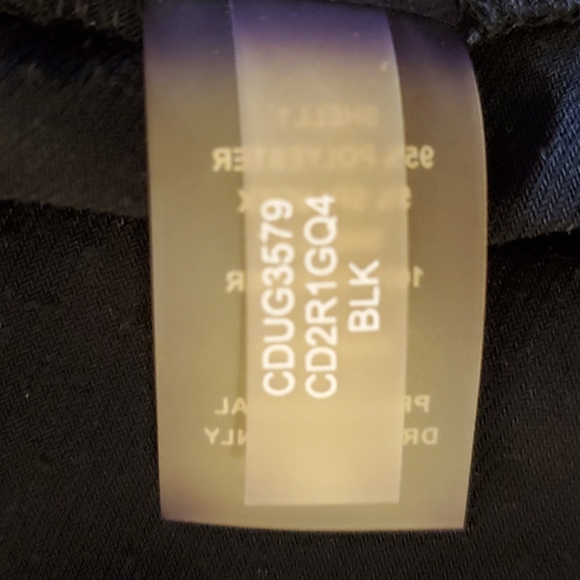 CALVIN KLEIN Womens Black Faux Fur Long Sleeve Open Cardigan Top Size: L - Picture 5 of 6